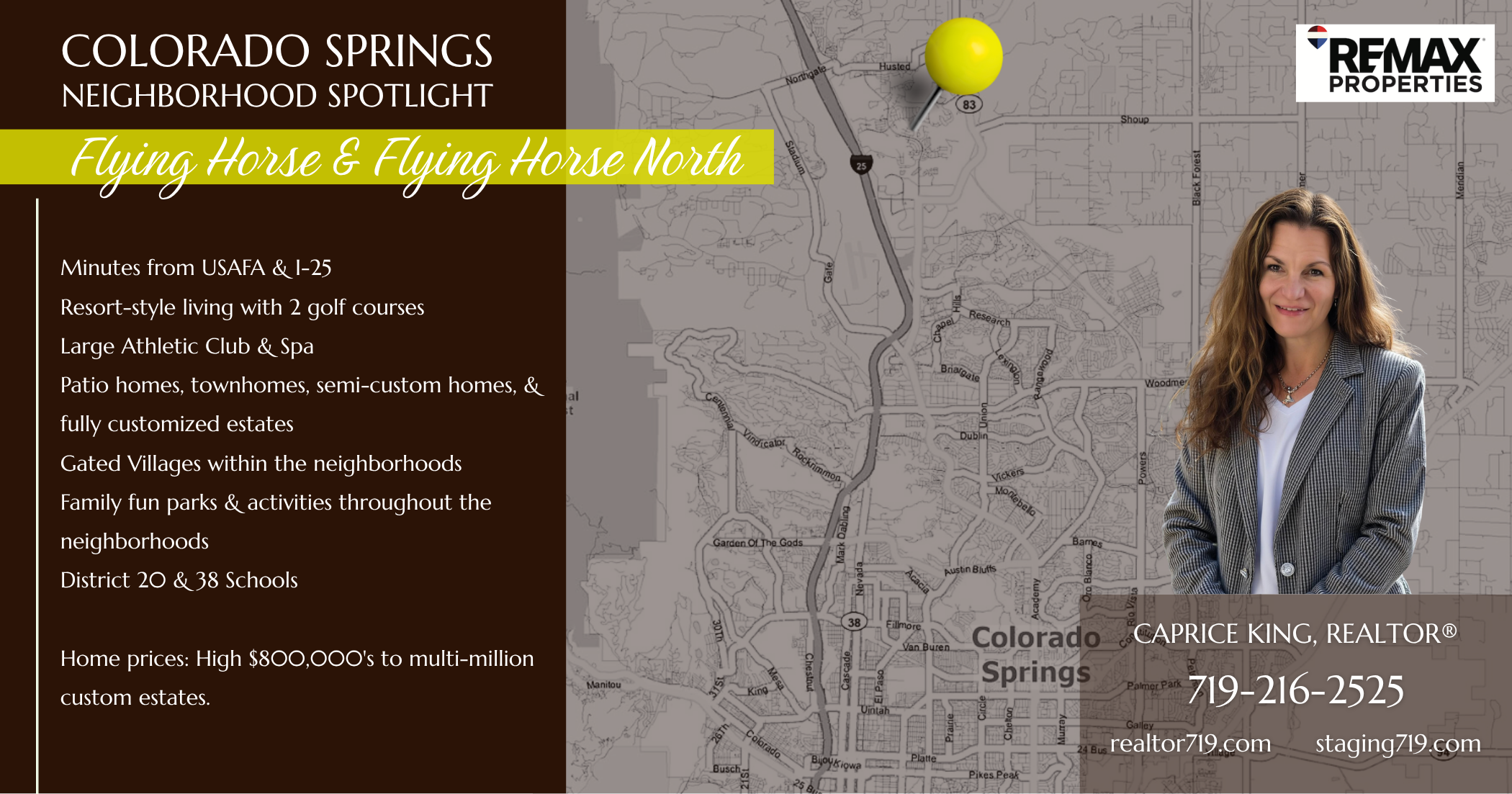 Caprice King Realtor Neighborhood Spotlight on Flying Horse & Flying Horse North